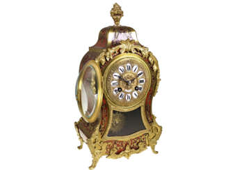 Table clock: decorative Boulle clock, 19th century, important…