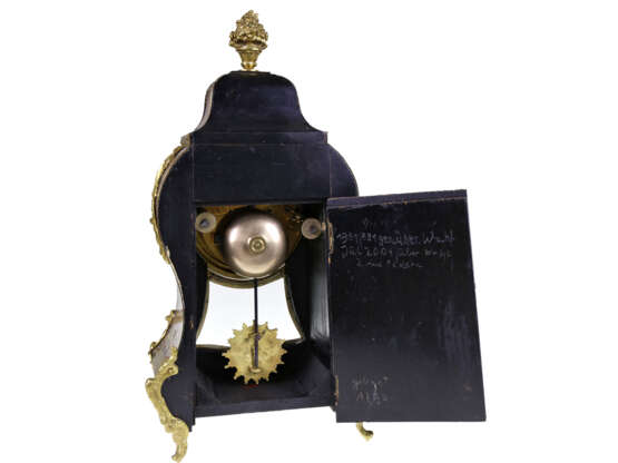 Tischuhr: dekorative Boulle Pendule, 19.Jh., bedeutender deu… - Foto 5