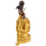 Tischuhr: französische Bronze Pendule, signiert Z & CS Paris… - Foto 6
