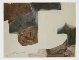 Serge Poliakoff. Composition brune, grise et noire