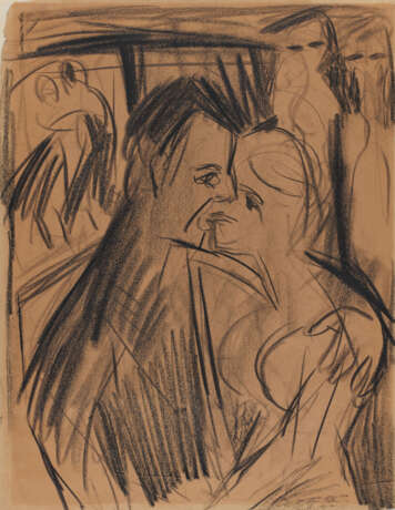 Ernst Ludwig Kirchner. Sich küssendes Paar - photo 1