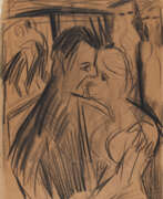 Ernst Ludwig Kirchner. Ernst Ludwig Kirchner. Sich küssendes Paar