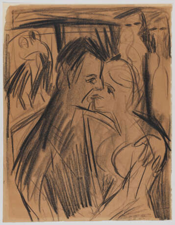 Ernst Ludwig Kirchner. Sich küssendes Paar - Foto 2