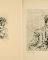 Ludwig Meidner. Mixed lot of 2 etchings