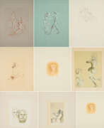 Леонор Фини. Leonor Fini. Mixed lot of 9 prints