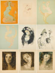 Leonor Fini. Mixed lot of 10 lithographs