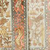 Orientteppich aus Kaschmirseide. 20. Jahrhundert, ca. 75x119 cm. - photo 3