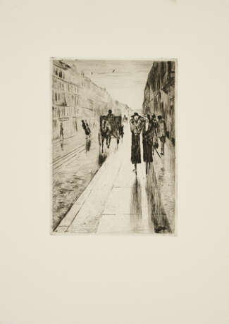 Lesser Ury. Mixed lot of 3 etchings - photo 2
