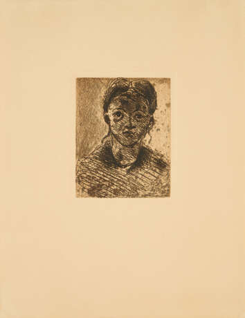 Paul Cézanne. Tête de jeune Fille - photo 1