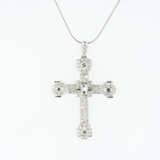 Cross-Diamond-Pendant Necklace - photo 1