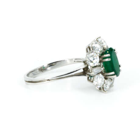Smaragd-Diamant-Ring - Foto 4