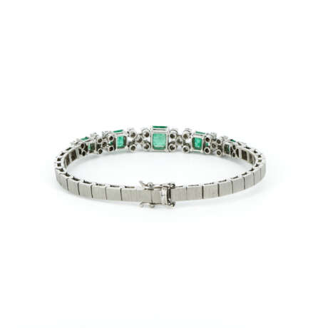 Smaragd-Diamant-Armband - Foto 3