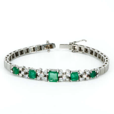 Emerald-Diamond-Bracelet - фото 4