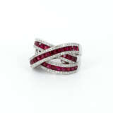 Ruby-Diamond-Ring - photo 1