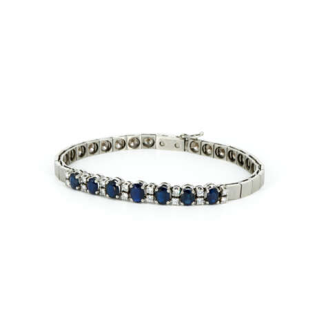 Sapphire-Diamond-Bracelet - фото 1