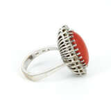 Coral-Diamond-Ring - photo 5