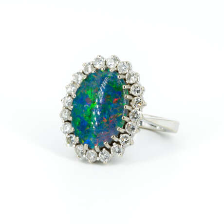 Opal-Diamond-Ring - фото 1