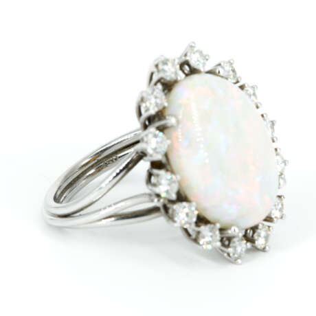 Opal-Diamond-Ring - photo 4