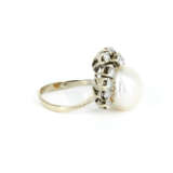 Mabé-Pearl-Diamond-Ring - photo 4