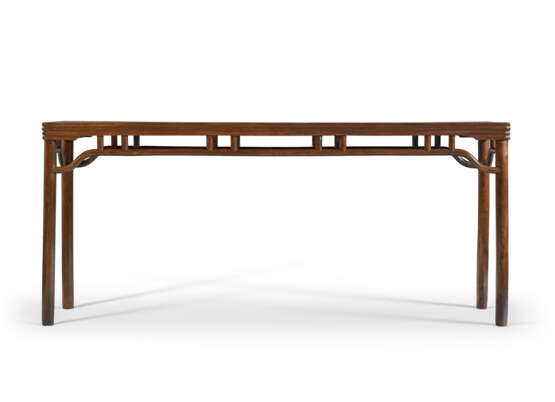 A JUMU `BAMBOO`-STYLE CORNER-LEG TABLE - фото 2