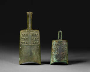 TWO SMALL BRONZE BELLS