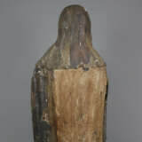 Weibliche Heiligenfigur - wohl spätgotisch, Holz, geschnitzt… - photo 4