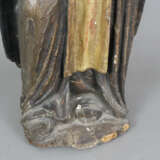 Weibliche Heiligenfigur - wohl spätgotisch, Holz, geschnitzt… - Foto 14
