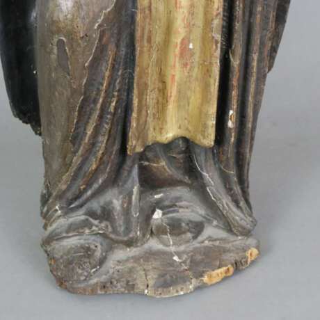Weibliche Heiligenfigur - wohl spätgotisch, Holz, geschnitzt… - фото 14