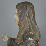 Weibliche Heiligenfigur - wohl spätgotisch, Holz, geschnitzt… - photo 15