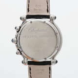 CHOPARD Damenuhr "Happy Sport Chronograph". Edelstahl. D: ca. 36mm (ohne Krone). - photo 2