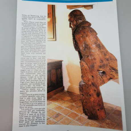 Lebensgroße Holzfigur eines bärtigen Mannes - Provenienz: er… - фото 30
