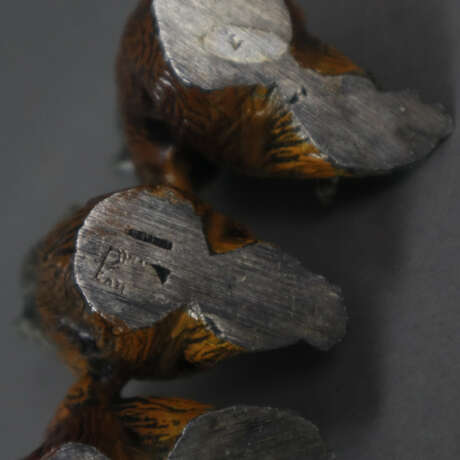 Drei „Sanzaru“-Affen - farbig staffierte Metallfigur in der … - фото 5