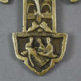 Kreuz - Russland, 19. Jh./um 1900, Gelbguss, reliefierte Dar… - photo 6