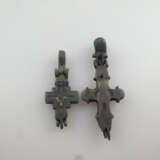 Zwei klappbare Reliquienkreuze (Enkolpion) - wohl byzantinis… - Foto 2