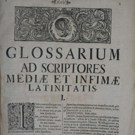 Du Cange, Charles du Fresne - Glossarium ad scriptores Media… - Foto 8
