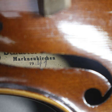 Alte deutsche Geige - 4/4 Größe, Schuster und Co, Markneuenk… - Foto 3