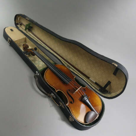Alte deutsche Geige - 4/4 Größe, Schuster und Co, Markneuenk… - Foto 4