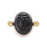 Skarabäus Ring mit gelben Saphiren - фото 1