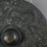 Bronzegong Tawak-Tawak-- Borneo, dunkle Patina, die Gongsche… - фото 3