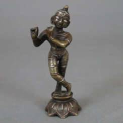Krishna Venugopala - Indien, helle Bronze, Silber- und Kupfe…