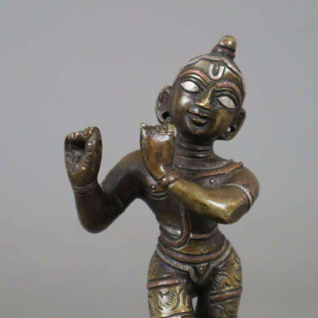 Krishna Venugopala - Indien, helle Bronze, Silber- und Kupfe… - фото 2