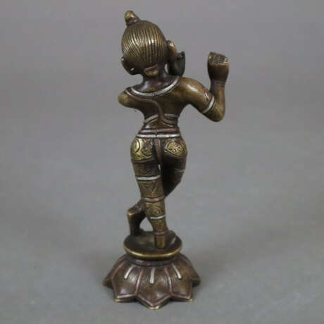 Krishna Venugopala - Indien, helle Bronze, Silber- und Kupfe… - фото 5