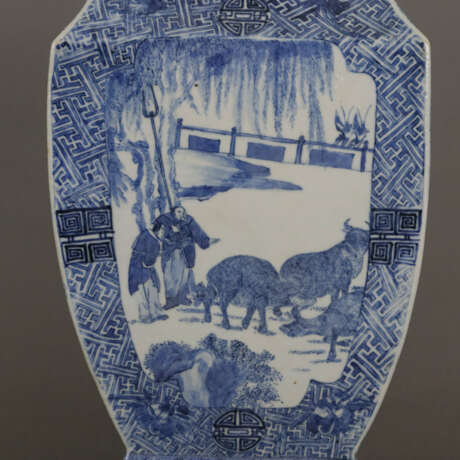 Rechteckige Balustervase - China, späte Qing -Dynastie, Porz… - фото 8