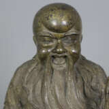 Figürliche Bronze „Shoulao“ - China, ausgehende Qing-Dynasti… - Foto 5