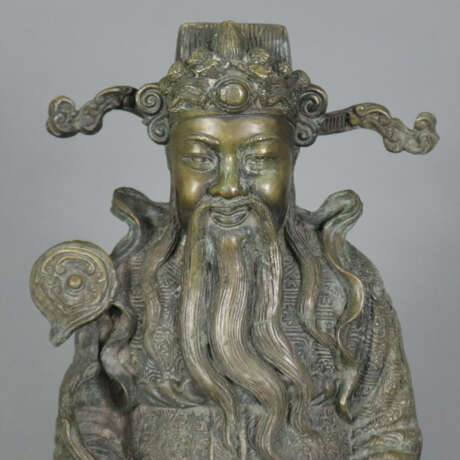 Figürliche Bronze „Lu“ - China, ausgehende Qing-Dynastie/ Re… - Foto 5