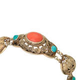 Armband mit Koralle und Türkis - photo 4