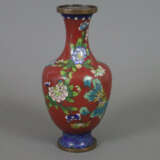Cloisonné Vase - China, ausgehende Qing-Dynastie, Balusterfo… - фото 1