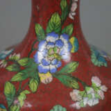 Cloisonné Vase - China, ausgehende Qing-Dynastie, Balusterfo… - photo 5