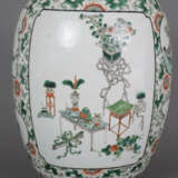 Ein Paar Famille verte -Vasen - China, flächendeckender Deko… - photo 10