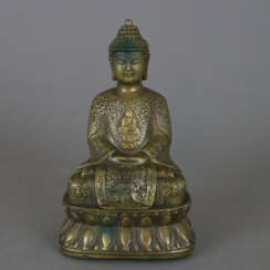 Tathagata Amitabha - China 20.Jh., Gelbguss, Amitabha, das u…